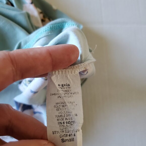 A.gain Made IN USA Floral Dress with Pockets Small - Picture 8 of 11